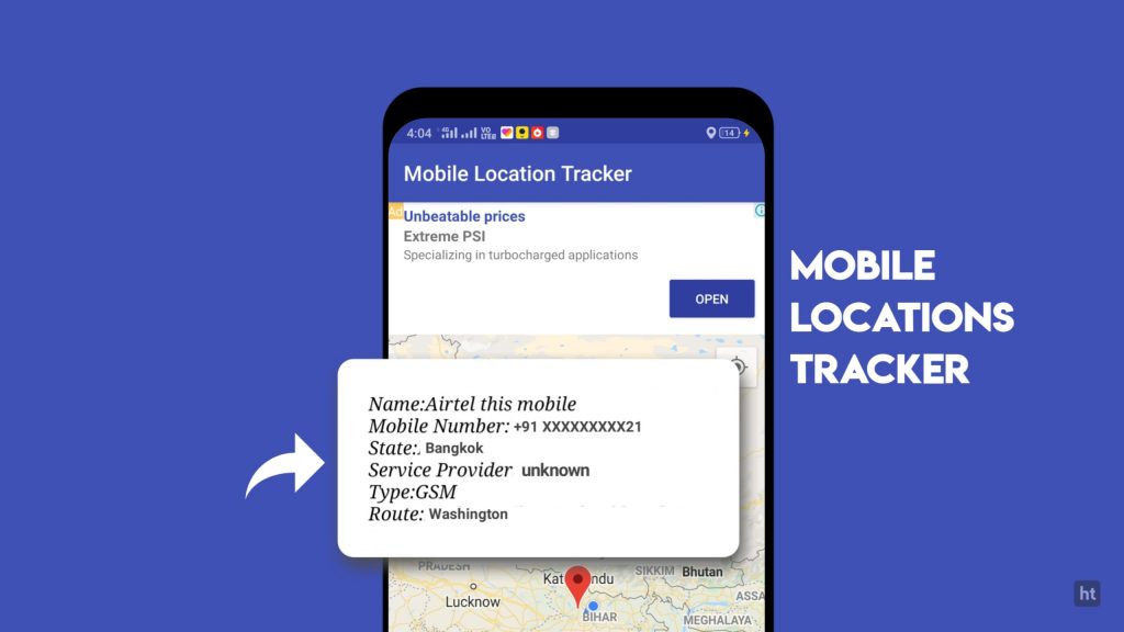 Number Tracker, Details, Live Location - Mobile Number Tracker