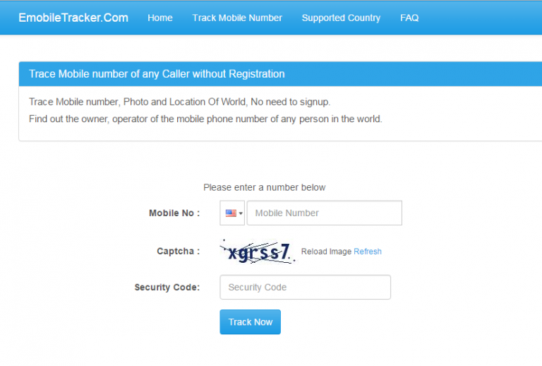 Find Mobile Number, Find And Trace Mobile Number Tracker