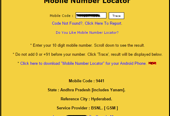 Trace Mobile Number Current Location With Address - Mobile ...