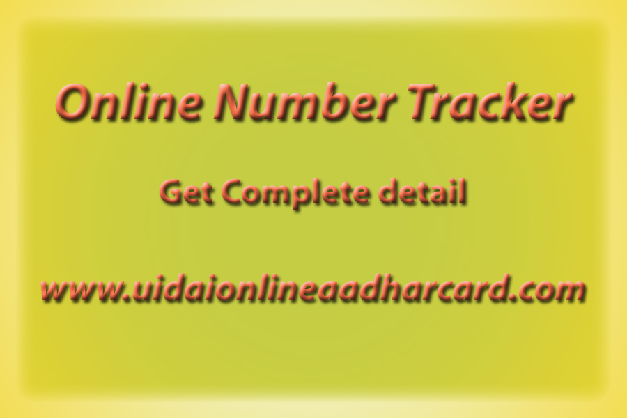 Online Number Tracker