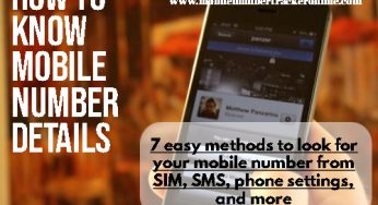 How To Know Mobile Number Details: 7 easy methods to look for your mobile number from SIM, SMS, phone settings, and more